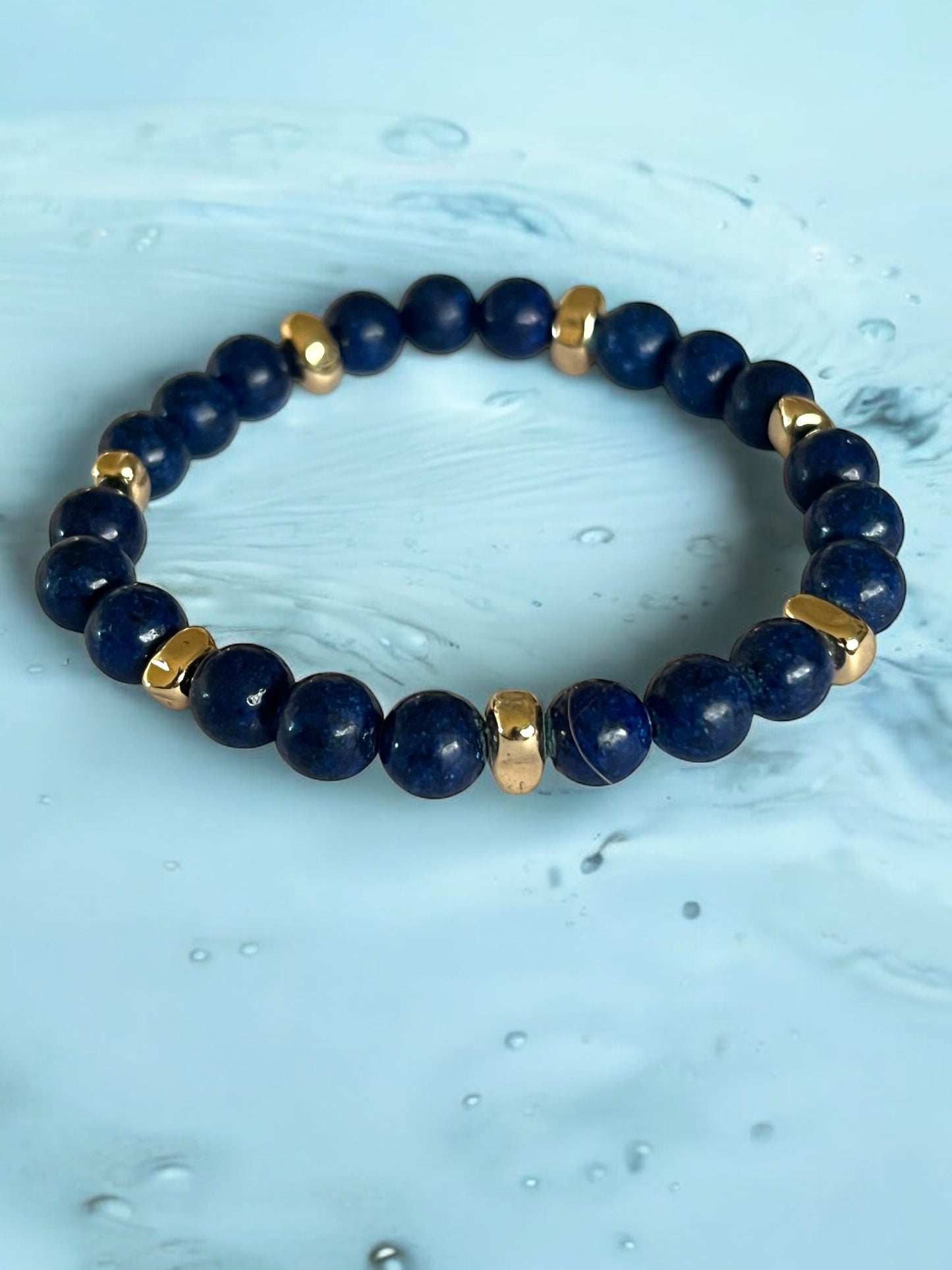 Lapis Lazuli 8mm Armbånd