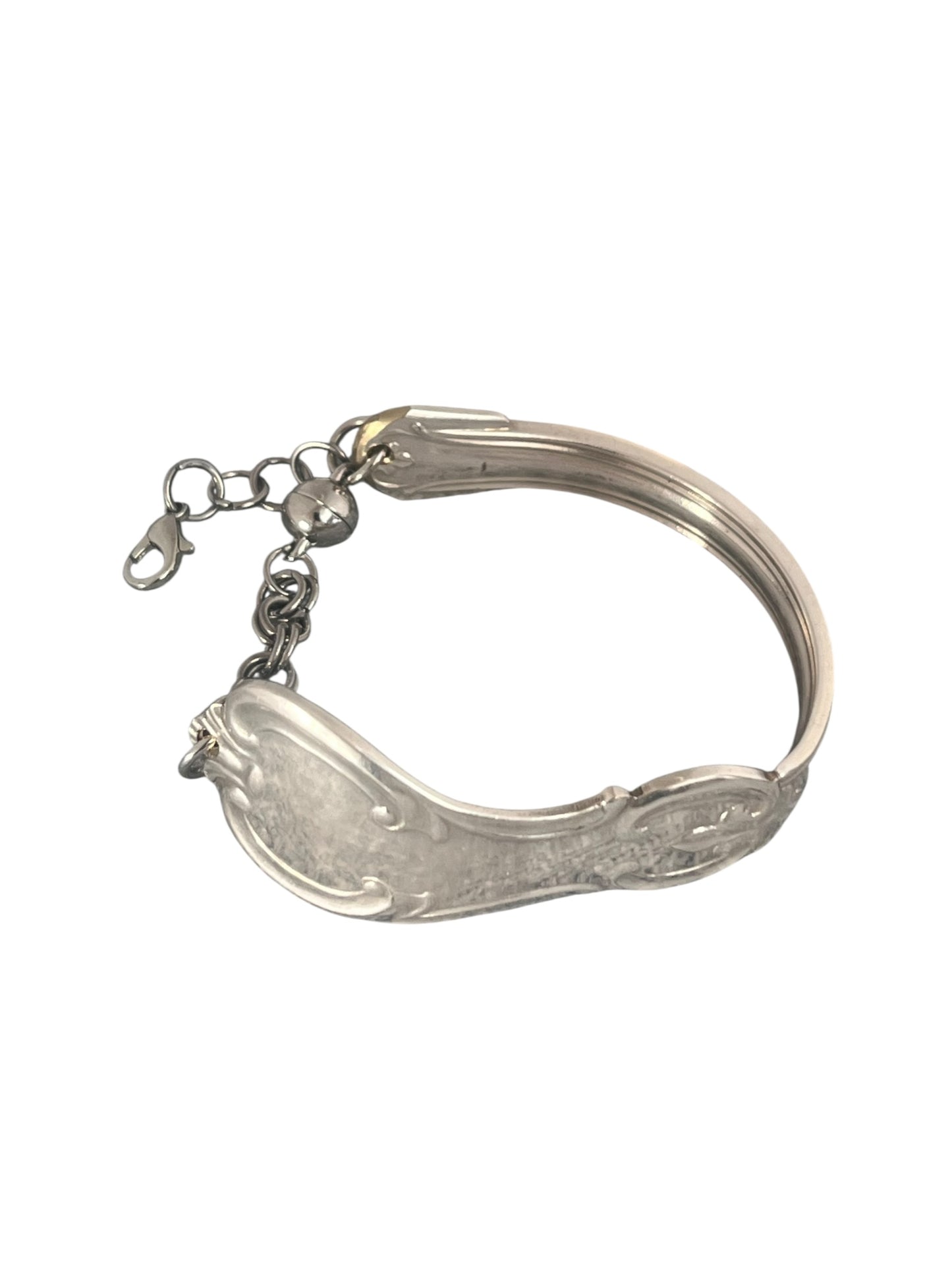 Vintage Armbånd/bøjle af gammelt sølvtøj