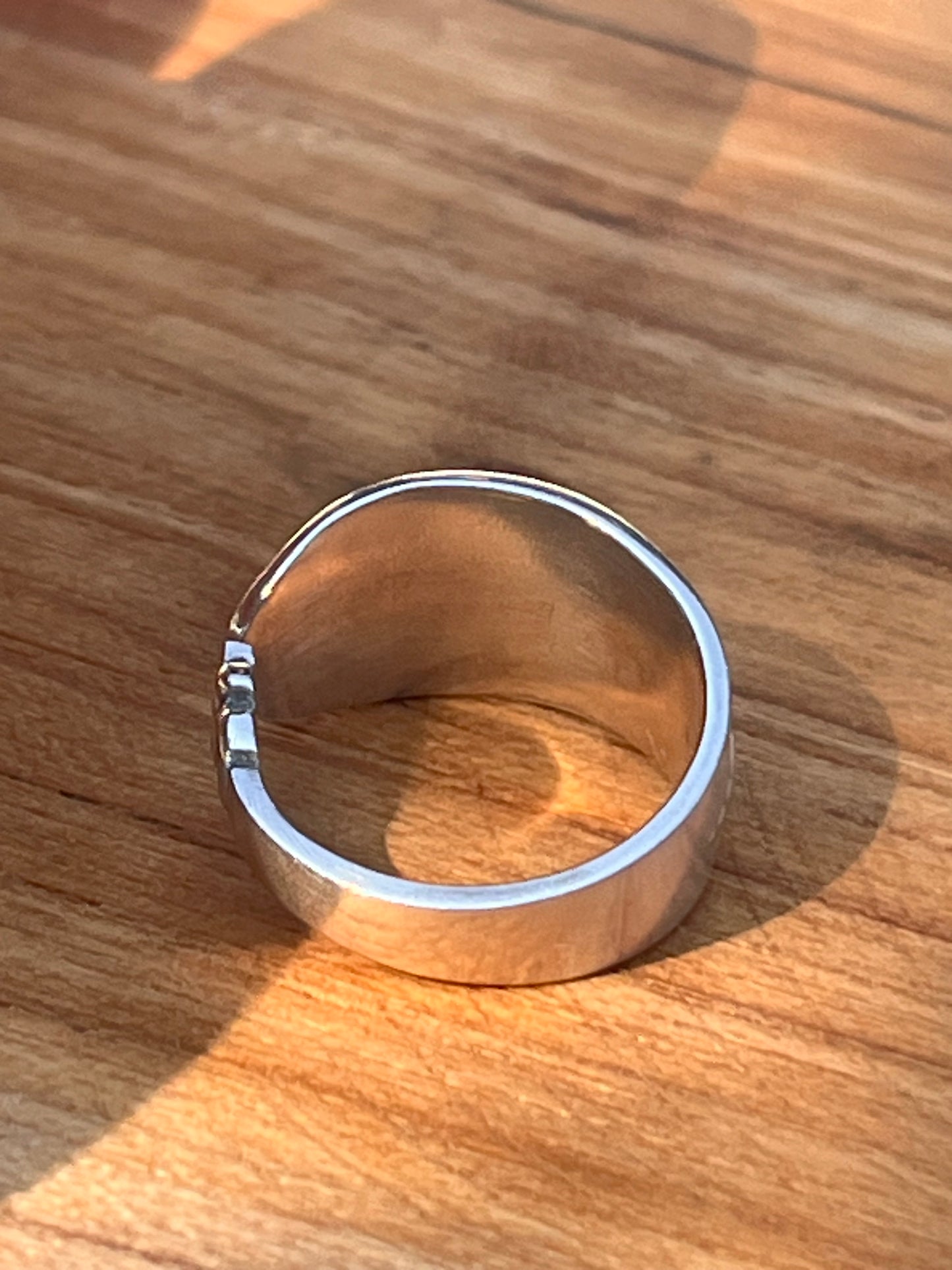 Håndlavet romantisk bestik ring - str 57