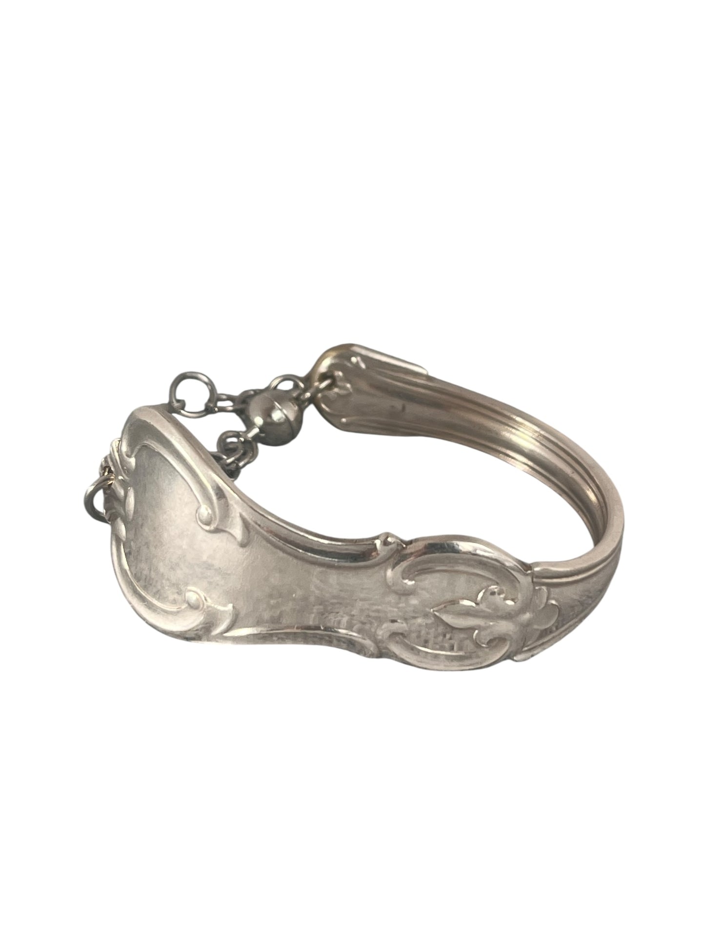 Vintage Armbånd/bøjle af gammelt sølvtøj