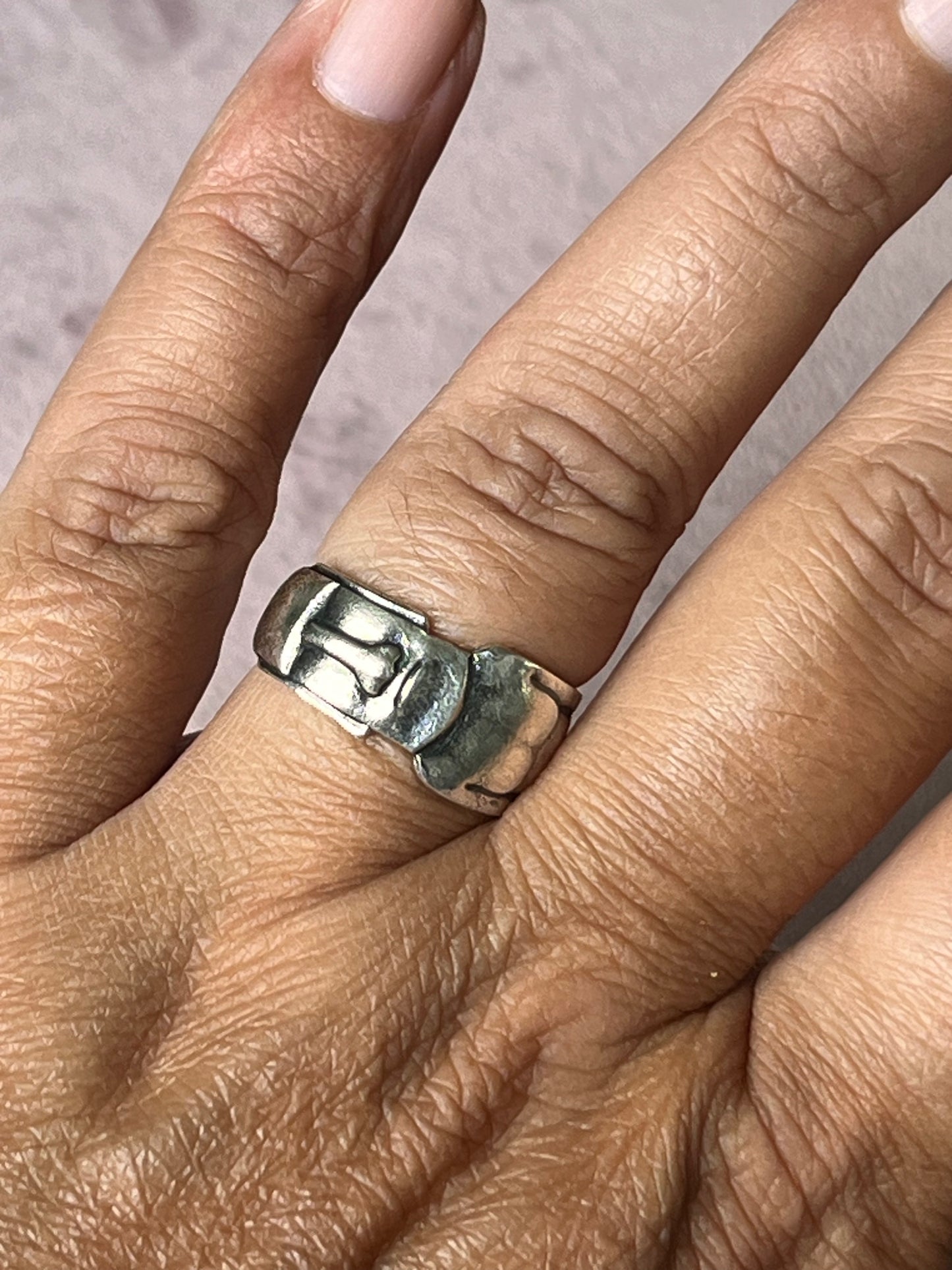 Aku-Aku ring af gammel souvenirske fra Kon-Tiki Museet str 59/61